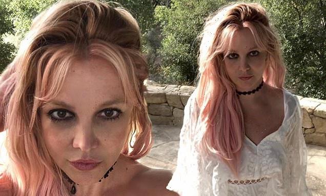 Britney Spears reminisces about her pink hair with throwback snaps