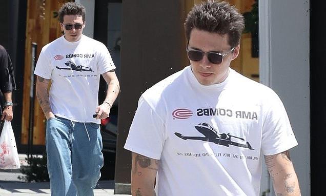 Brooklyn Beckham steps out after being grilled by a Tik Toker