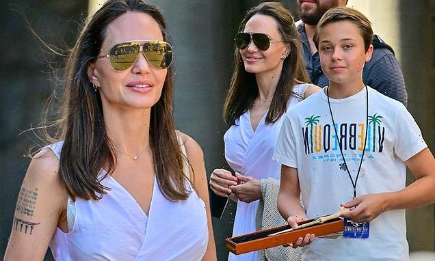 EXCLUSIVE: Angelina Jolie steps out with Knox after lawsuit drama
