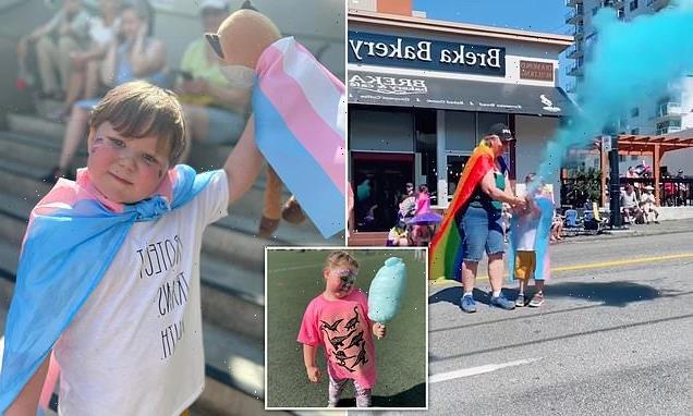 I'm a boy! Child, 4, born female announces transition at Pride Parade