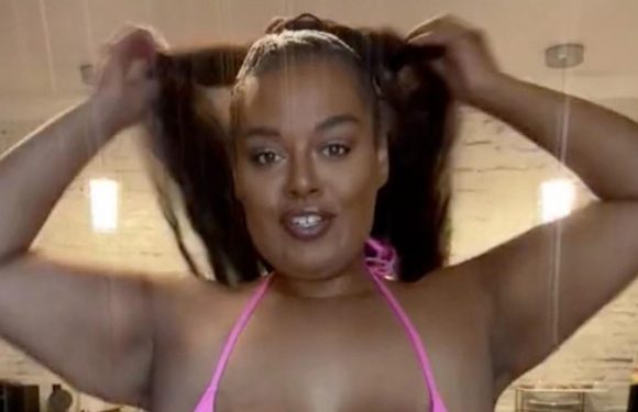 I'm a plus-sized model & tried every item from Skims' barbiecore swimwear and I was shocked by how they looked | The Sun