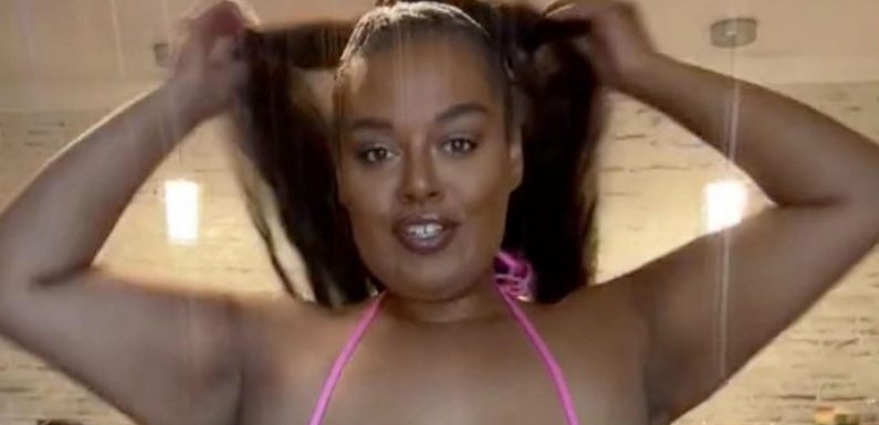 I'm a plus-sized model & tried every item from Skims' barbiecore swimwear and I was shocked by how they looked | The Sun