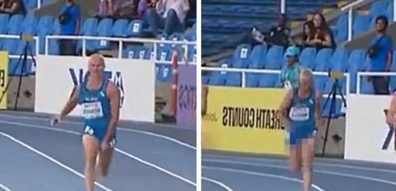 Italian Decathlete's Penis Falls Out Of Shorts Mid-Race
