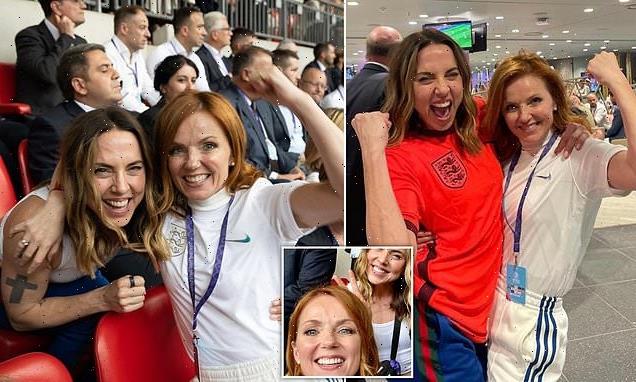 Melanie C and Geri Horner enjoy mini Spice Girls reunion at Euro 2022