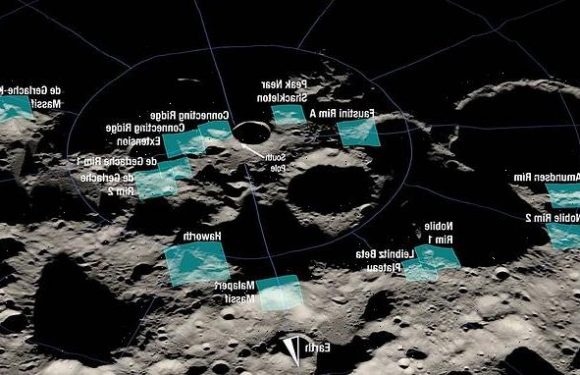 NASA reveals possible sites for its first moon landing in 50 years