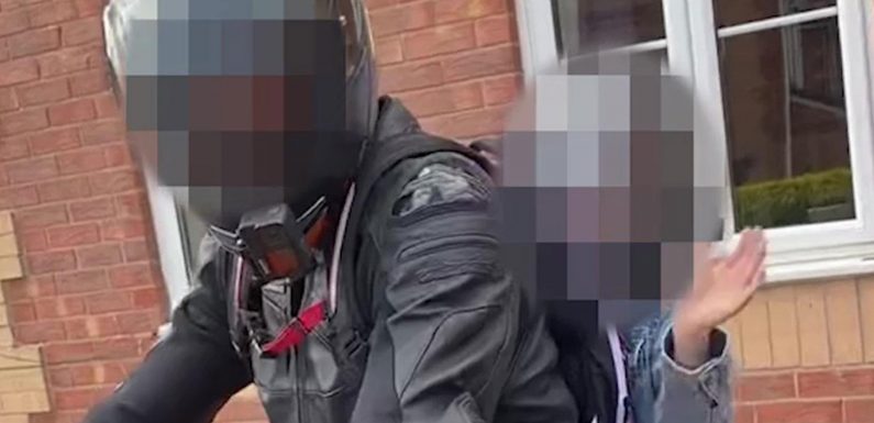 Proud dad posts video of his daughter on his motorbike as they go to get her some leathers – but people aren’t impressed | The Sun