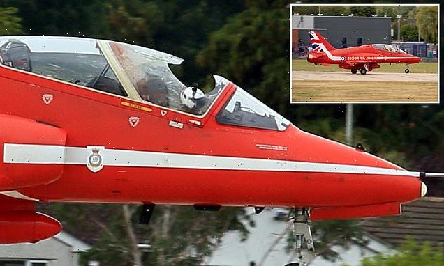 Red Arrows jet forced into emergency landing after being hit by a BIRD
