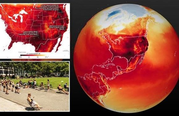 Revealed: NASA pics show extreme heat that put 150M under warnings