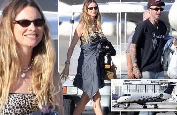 Adam Levine and wife Behati Prinsloo fly out to Las Vegas amid scandal