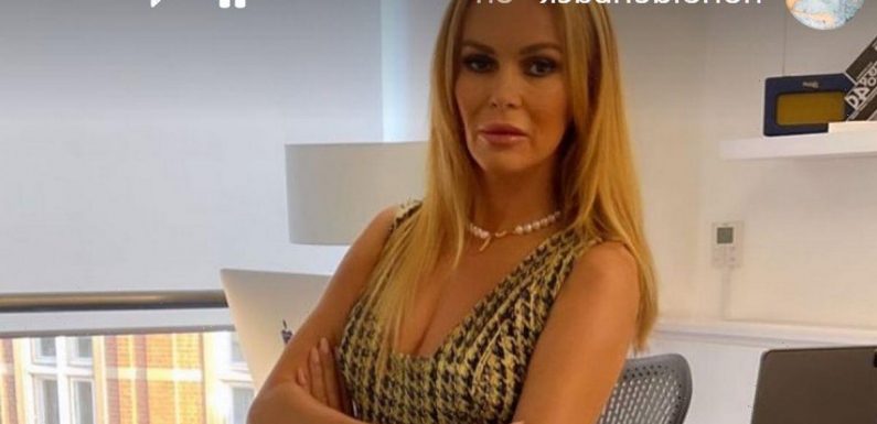Amanda Holden dazzles fans in plunging dress leaving little to the imagination