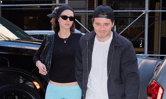 Brooklyn Beckham heads to a meeting with wife Nicola Peltz in NYC