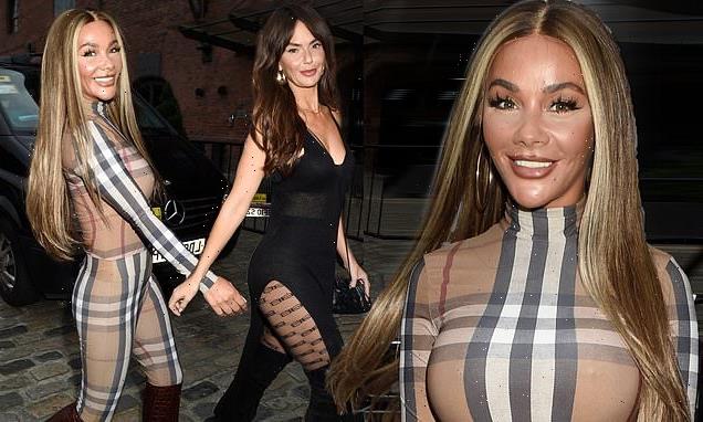 Chelsee Healey and Jennifer Metcalfe stuns in Liverpool at a party