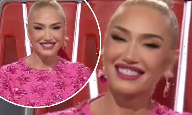 Gwen Stefani shows off her VERY smooth complexion