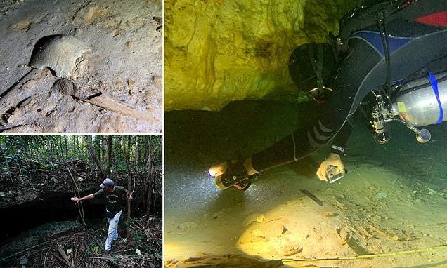 Human SKELETON found in Mexican cave that flooded 8,000 years ago
