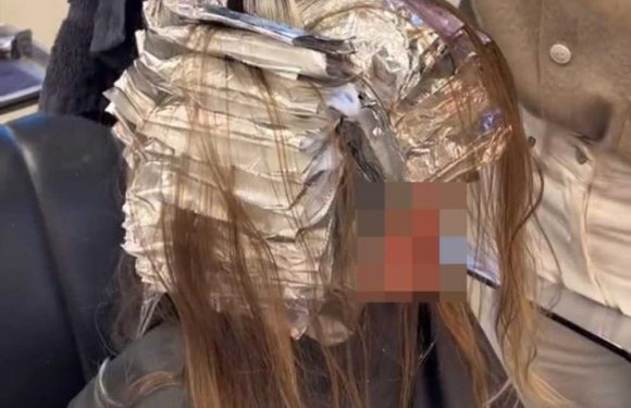 I let my five-year-old daughter bleach her hair, trolls say I’ve ruined her hair but I don’t care she’s happy | The Sun