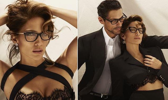 Jennifer Lopez, 53, poses with 'celebrity crush' David Gandy