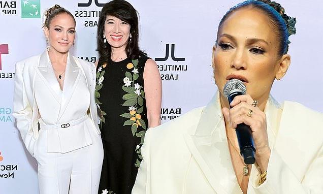 Jennifer Lopez pulls off business chic at Grameen America event in LA