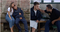 Joel finds comfort in Sienna's arms in Hollyoaks after Warren disowns him