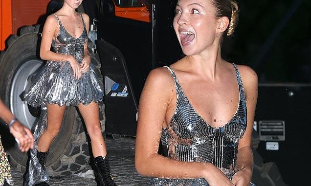 Kate Moss' daughter Lila dazzles in a minidress at the NYFW Vogue show