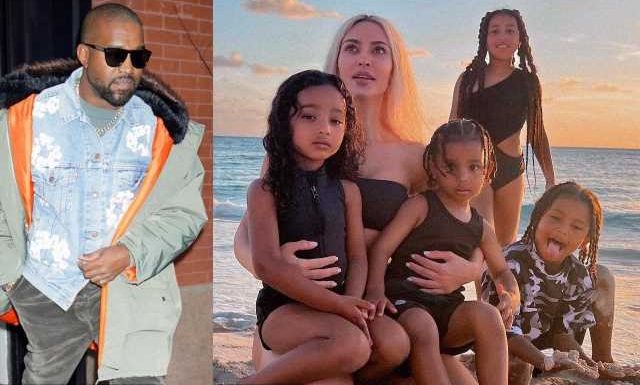 Kim Kardashian Has Their Kids 80 Percent of the Time, Kanye West Says