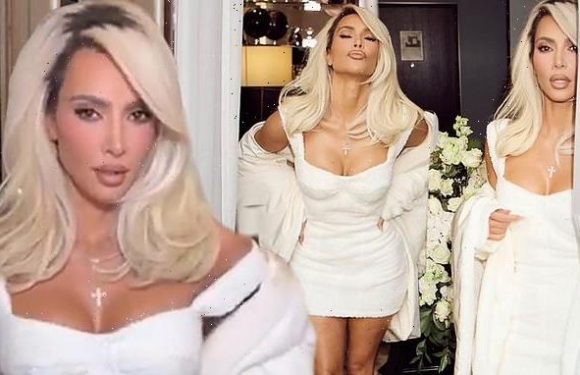 Kim Kardashian invites followers into her Milan hotel room