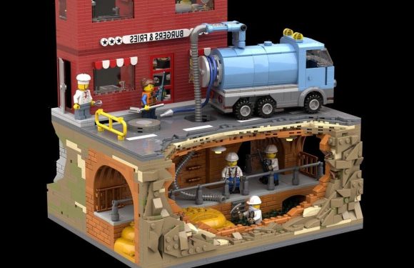 LEGO ‘Sewer Heroes’ set concept highlights horrific fatberg issue