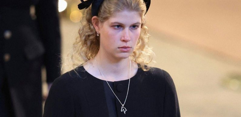 Lady Louise Windsor, 18, wears horse necklace in sweet tribute to Queen at vigil