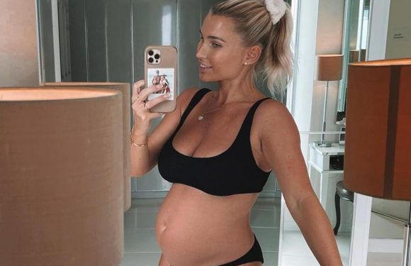 Pregnant Billie Faiers strips off to reveal her huge baby bump ahead of giving birth to third child | The Sun