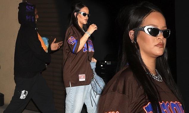 Rihanna looks effortlesly cool as she steps out with A$AP Rocky