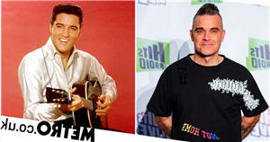 Robbie Williams beats Elvis Presley to break a new UK chart record