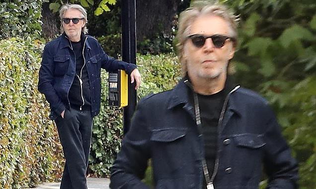 Sir Paul McCartney takes a long and winding walk in London