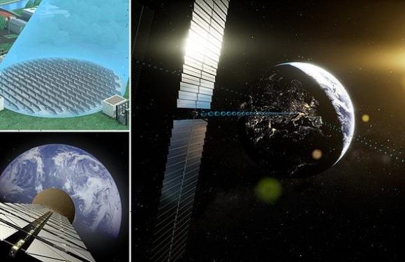 Solar farms in SPACE 'could provide renewable energy to the grid'