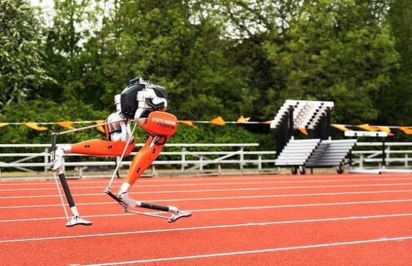 Two-legged robot sets Guinness World Record for 100-metre sprint
