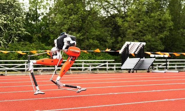 Two-legged robot sets Guinness World Record for 100-metre sprint