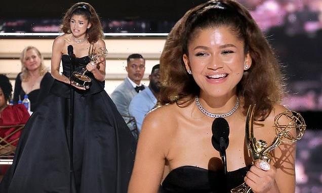 Zendaya makes history as youngest TWO-TIME Emmy winner for Euphoria