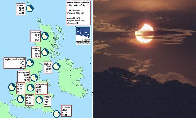 Around quarter of sun to be blocked out during partial solar eclipse