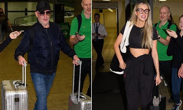 Chris Moyles and Olivia Attwood land in Brisbane for I'm A Celebrity