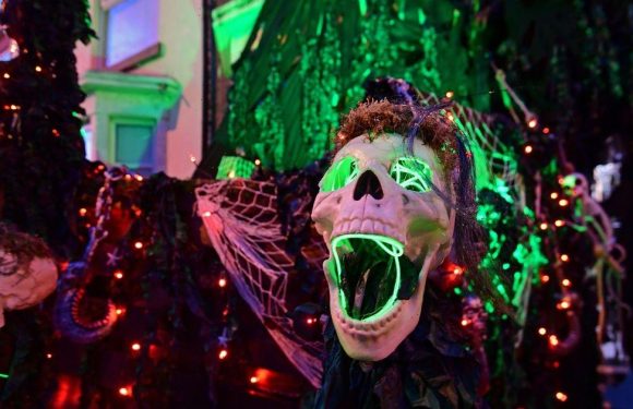 Couple give home incredible Halloween makeover with ‘ghost ship’ transformation