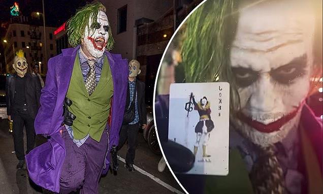 Diddy slays Halloween in killer Joker costume