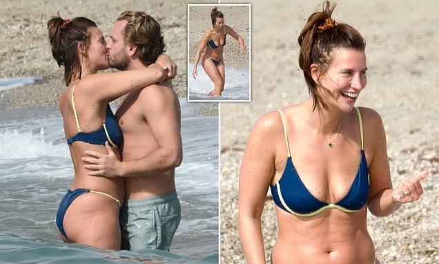Ferne McCann enjoys sun-soaked getaway with fiance Lorri Haines