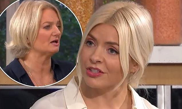 Holly Willoughby awkwardly laughs as Alice Beer quips about her age