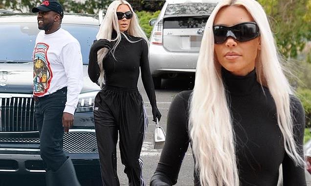 Kim Kardashian avoids run-in with Kanye West at daughter's game in LA