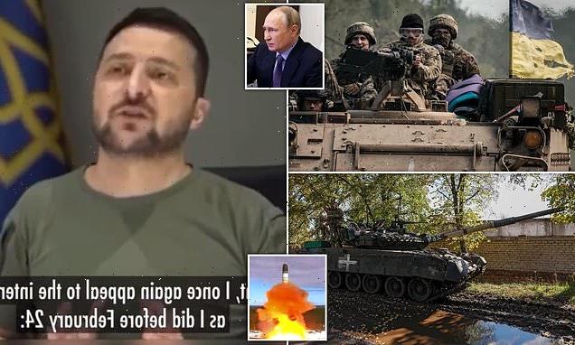 Kremlin seizes on Zelensky 'blunder' as he asks NATO to bomb Russia