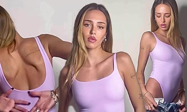 Lisa Rinna's daughter Delilah Hamlin models Kim Kardashian's SKIMS