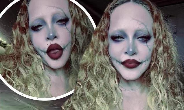 Madonna, 64, transforms into a sexy zombie in Halloween video