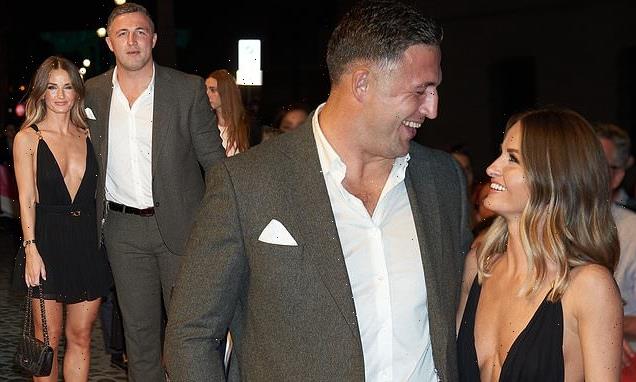 NRL: Sam Burgess debuts new girlfriend at Poker Face premiere in Rome