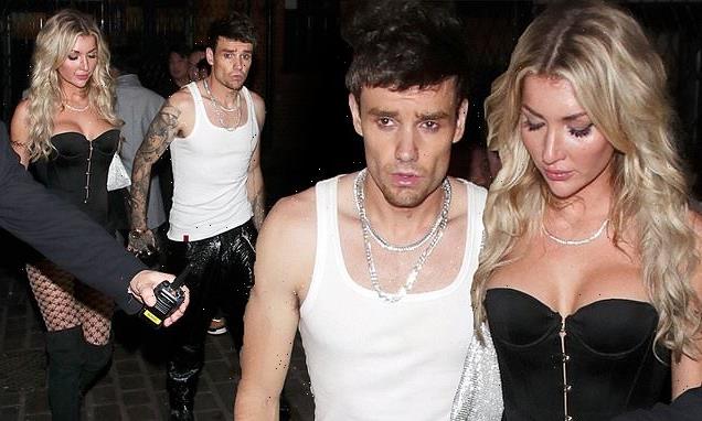 PICTURED: Liam Payne enjoys a night out with Kate Cassidy