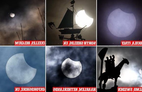 Solar eclipse: Stunning photos show the sun over UK, Italy and Turkey