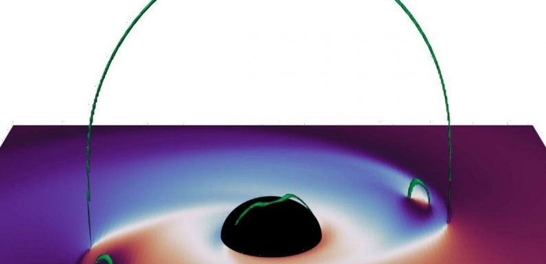 Spinning black holes may create short cracks in spacetime