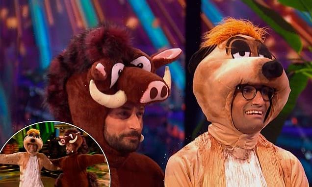 Strictly viewers slam Richie and Giovannii's Lion King costumes